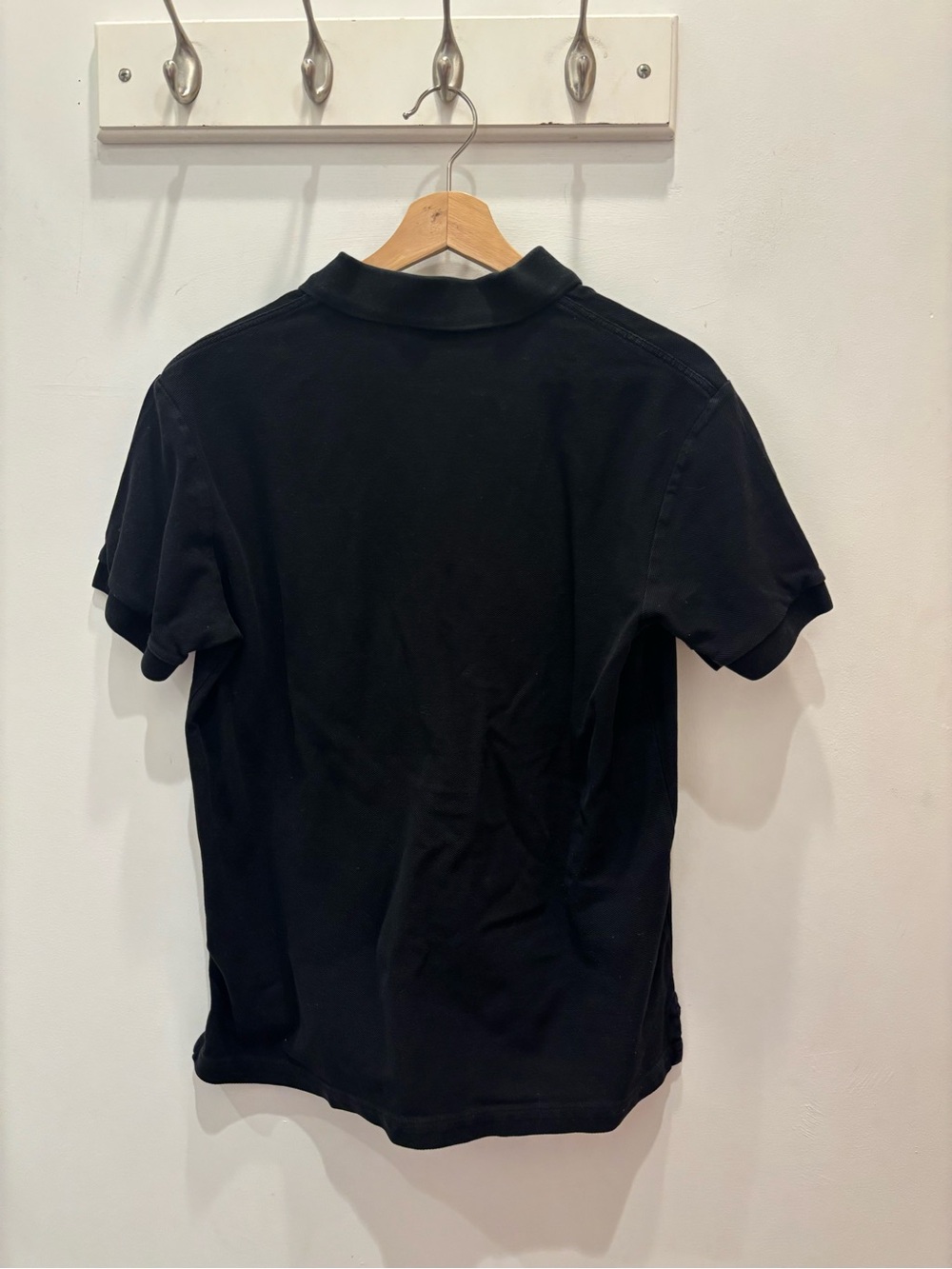Burberry Black Polo with Signature Check Placket - Picture 4 of 4